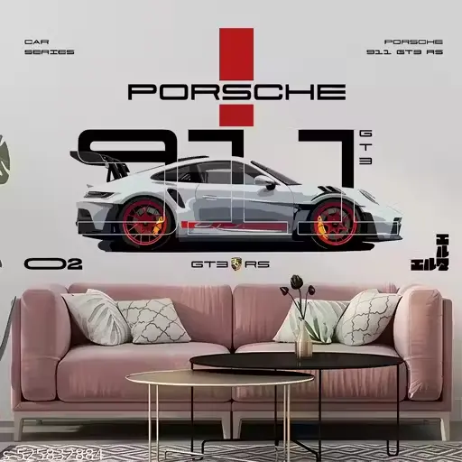 porsche wallsticker
