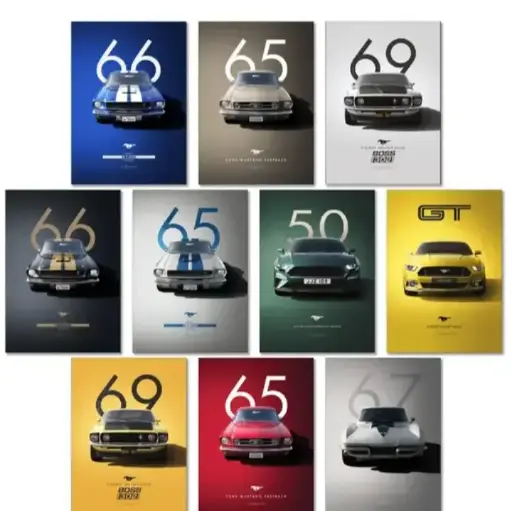 Top car ultimate posters    ,    set of 10